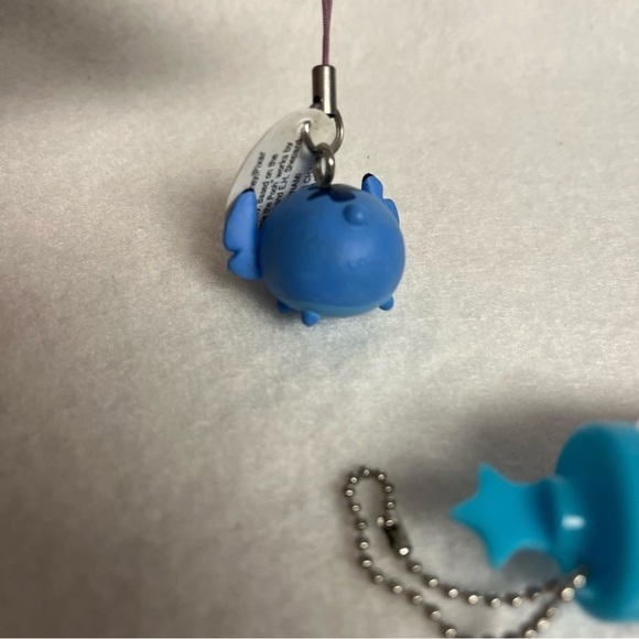 STITCH Tsum Tsum Charm & Bottle of Tiny Erasers Disney Japan - Picture 5 of 11
